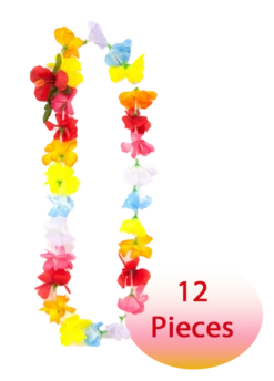 Silk Floral Lei Gift Set