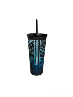 Double Wall Tumbler - Tribal: Black