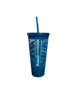 Double Wall Tumbler - Tribal: Blue