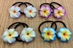 Flower Elastic Hair Ties By Olu Olu