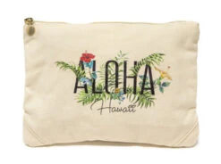 Island Accent Garden Series Clutch: Cream