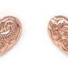 Moana Collection Rose Gold Stud Earring: Heart