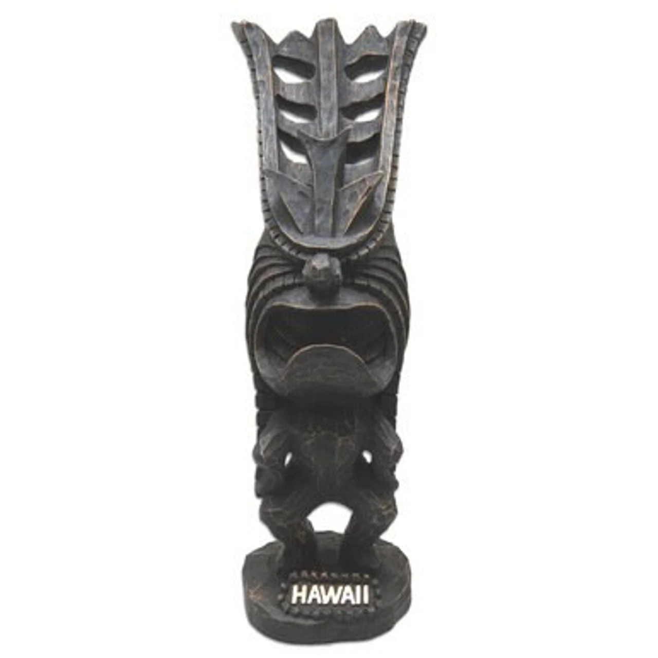 12" Hapa Wood Statue: Long Life Tiki