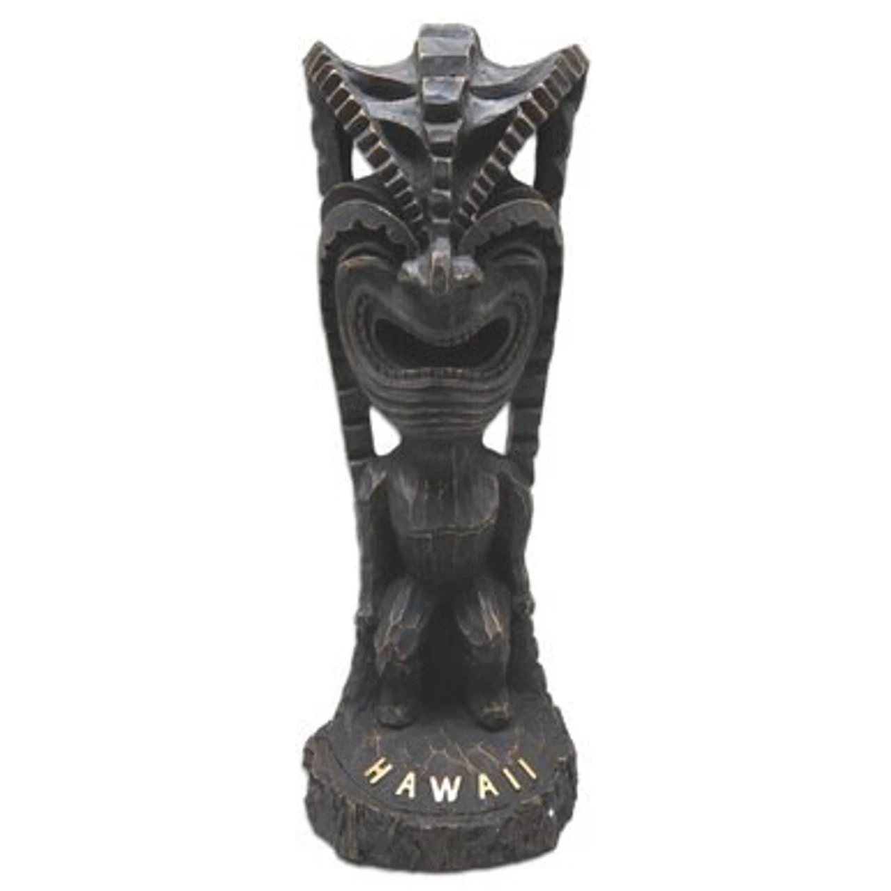 12" Hapa Wood Statue: Happiness Tiki
