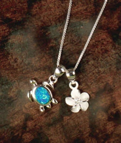 Island Opals® Double Charm Necklace