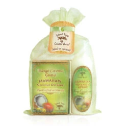 Island Soap Company Organza Gift Set: Mango Coconut Guava