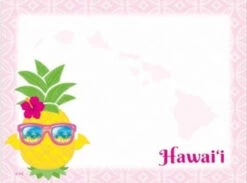 Hawaiian Design Stick 'N Notes - Single Pad: Pineapple Shaka