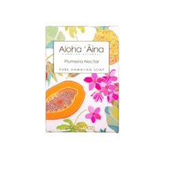 Aloha ‘Aina Pure Soap 5oz: Plumeria Nectar
