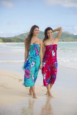 Aloha Sarong - Pretty Flowers