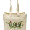 Island Accent Garden Series Tote: Cream - Small