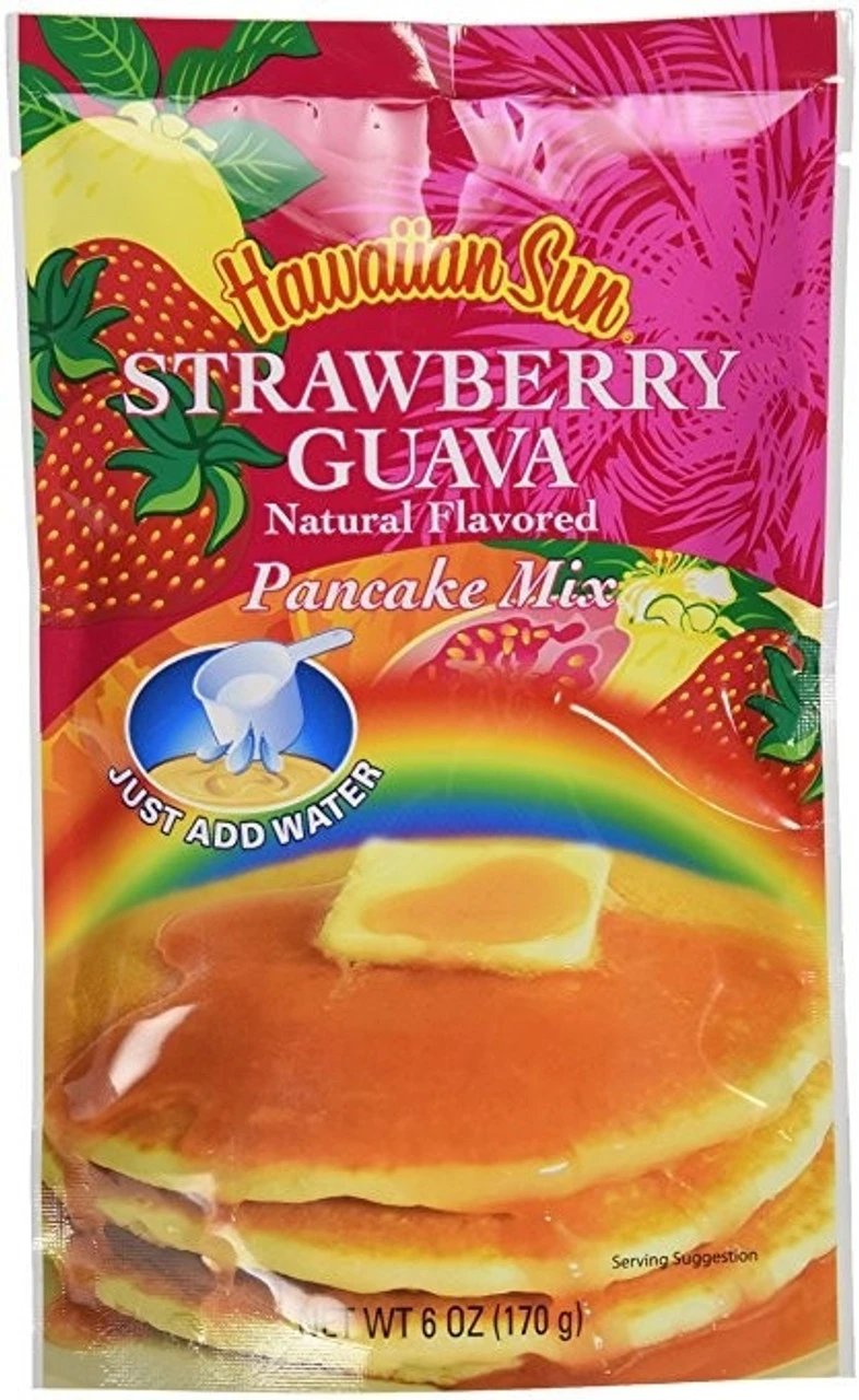 Hawaiian Sun Strawberry Guava Pancake Mix